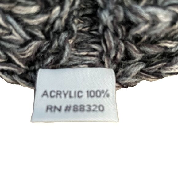 C. C ~ Grey ponytail beanie ~ One size - Picture 5 of 5